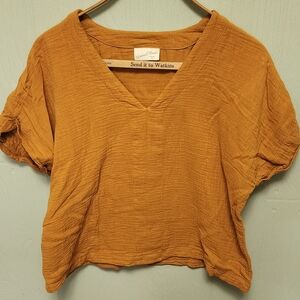 Universal Thread Women's Brown Blouse